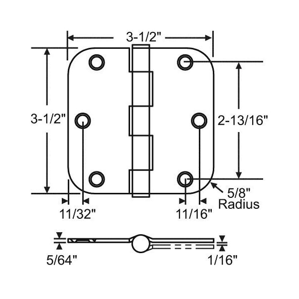 Strybuc 3.5in x 3.5in Plain Bearing 56-262SNK - main